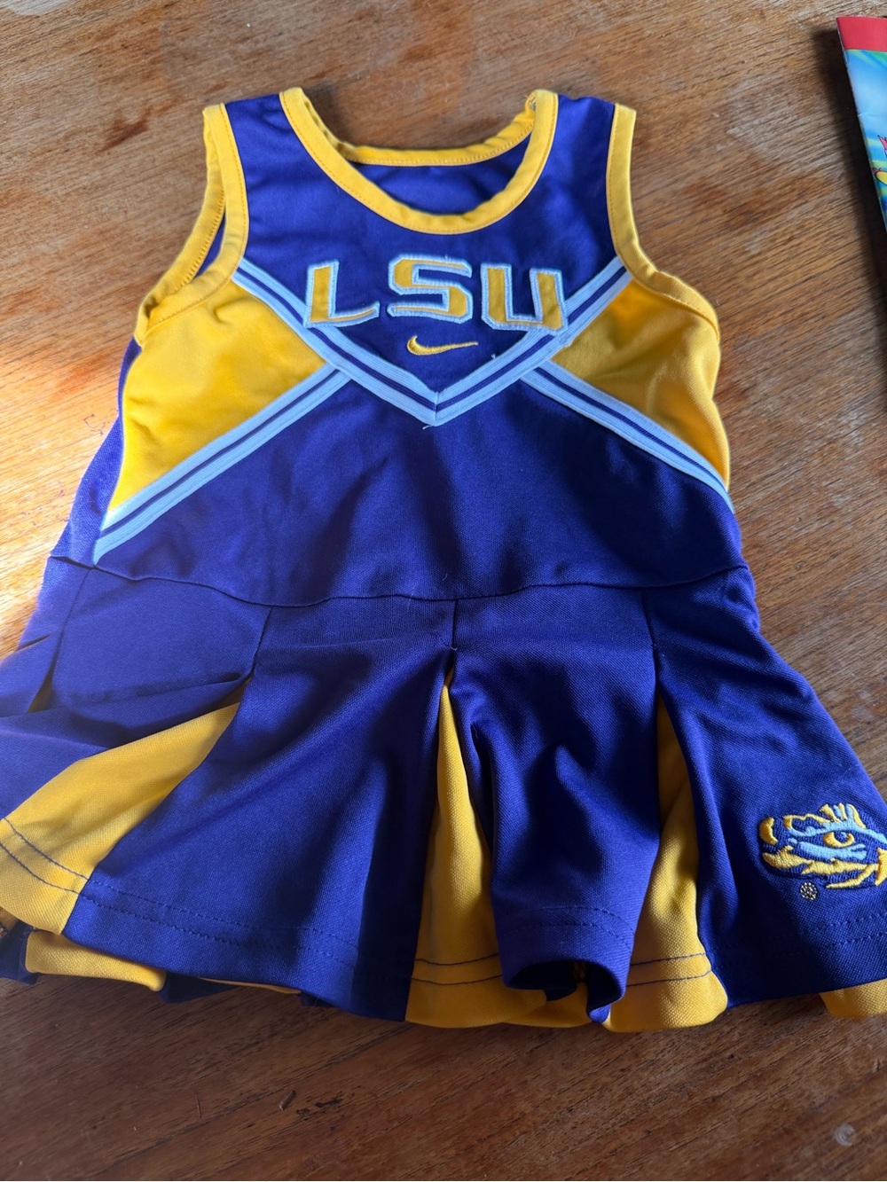 Nike LSU Tigers Cheerleader 2T Outfit Dress Toddler Girls Infant Baby